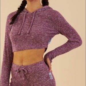 Gymshark slounge hoodie (plum)